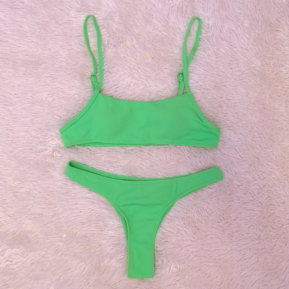 Sunny Bunny Ribbed Bikini Set